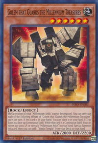 Golem that Guards the Millennium Treasures - The Infinite Forbidden (INFO) #INFO-EN002 - Common / Short Print YuGiOh Trading Card