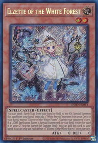 Elzette of the White Forest - The Infinite Forbidden (INFO) #INFO-EN014 - Secret Rare YuGiOh Trading Card