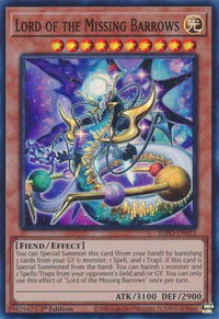Lord of the Missing Barrows - The Infinite Forbidden (INFO) #INFO-EN023 - Super Rare YuGiOh Trading Card