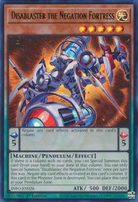 Disablaster the Negation Fortress - The Infinite Forbidden (INFO) #INFO-EN026 - Ultra Rare YuGiOh Trading Card