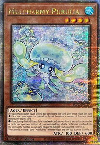 Mulcharmy Purulia (Quarter Century Secret Rare) - The Infinite Forbidden (INFO) #INFO-EN027 - Quarter Century Secret Rare YuGiOh Trading Card