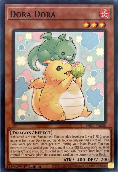 Dora Dora - The Infinite Forbidden YuGiOh trading card