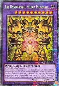 The Unstoppable Exodia Incarnate (Quarter Century Secret Rare) - The Infinite Forbidden (INFO) #INFO-EN033 - Quarter Century Secret Rare YuGiOh Trading Card