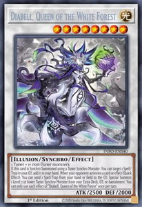 Diabell, Queen of the White Forest - The Infinite Forbidden (INFO) #INFO-EN040 - Secret Rare YuGiOh Trading Card