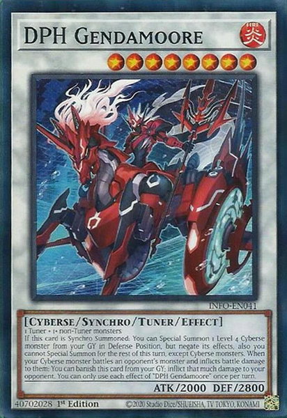 DPH Gendamoore trading card from The Infinite Forbidden DPH Gendamoore - The Infinite Forbidden YuGiOh trading card