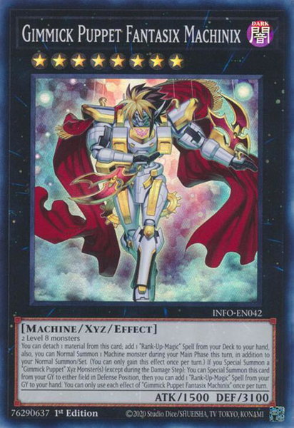 Gimmick Puppet Fantasix Machinix trading card from The Infinite Forbidden Gimmick Puppet Fantasix Machinix - The Infinite Forbidden YuGiOh trading card