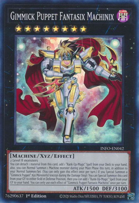 Gimmick Puppet Fantasix Machinix - The Infinite Forbidden YuGiOh trading card
