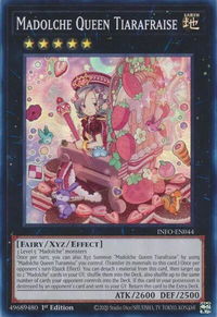 Madolche Queen Tiarafraise - The Infinite Forbidden (INFO) #INFO-EN044 - Super Rare YuGiOh Trading Card