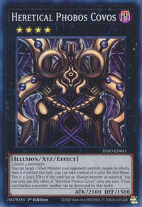 Heretical Phobos Covos - The Infinite Forbidden (INFO) #INFO-EN045 - Super Rare YuGiOh Trading Card