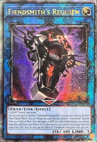Fiendsmith's Requiem (Quarter Century Secret Rare) - The Infinite Forbidden (INFO) #INFO-EN046 - Quarter Century Secret Rare YuGiOh Trading Card