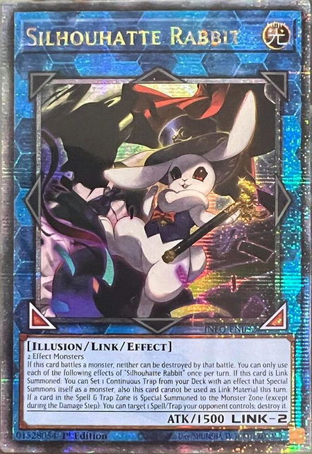 Silhouhatte Rabbit (Quarter Century Secret Rare) - The Infinite Forbidden YuGiOh trading card