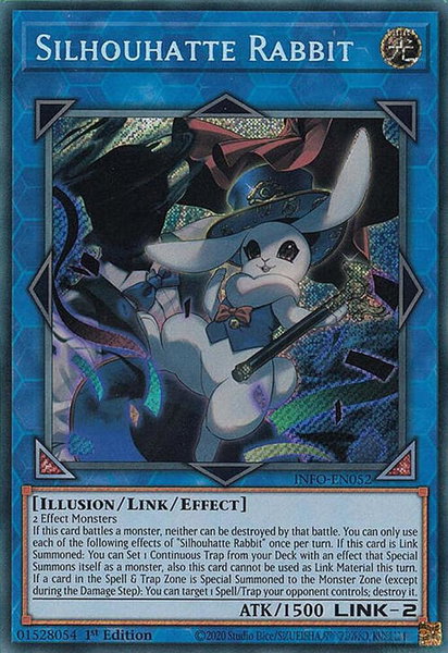 Silhouhatte Rabbit - The Infinite Forbidden YuGiOh trading card