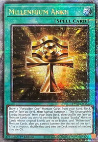 Millennium Ankh (Quarter Century Secret Rare) - The Infinite Forbidden (INFO) #INFO-EN053 - Quarter Century Secret Rare YuGiOh Trading Card