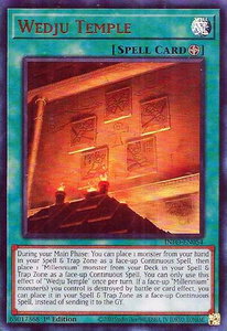 Wedju Temple - The Infinite Forbidden (INFO) #INFO-EN054 - Ultra Rare YuGiOh Trading Card