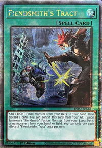 Fiendsmith's Tract (Quarter Century Secret Rare) - The Infinite Forbidden (INFO) #INFO-EN061 - Quarter Century Secret Rare YuGiOh Trading Card