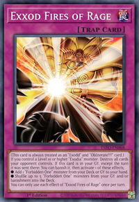 Exxod Fires of Rage - The Infinite Forbidden (INFO) #INFO-EN068 - Super Rare YuGiOh Trading Card
