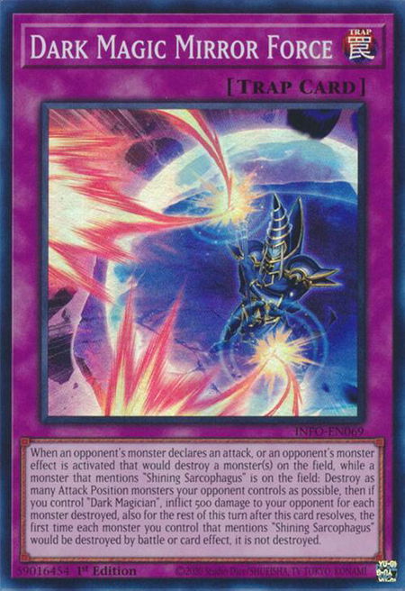 Dark Magic Mirror Force - The Infinite Forbidden YuGiOh trading card