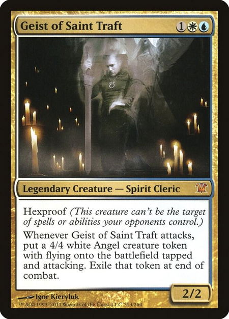Geist of Saint Traft - Innistrad Magic: The Gathering trading card