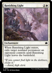 Banishing Light - Bloomburrow (BLB) #1 - Common Magic: The Gathering Trading Card