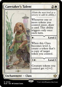 Caretaker's Talent - Bloomburrow (BLB) #6 - Rare Magic: The Gathering Trading Card