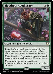 Bloodroot Apothecary - Commander: Bloomburrow (BLC) #27 - Rare Magic: The Gathering Trading Card