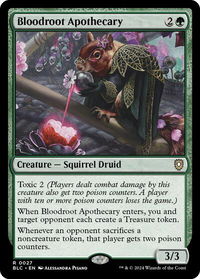 Bloodroot Apothecary - Commander: Bloomburrow (BLC) #27 - Rare Magic: The Gathering Trading Card