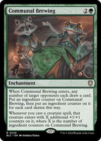 Communal Brewing - Commander: Bloomburrow (BLC) #29 - Rare Magic: The Gathering Trading Card