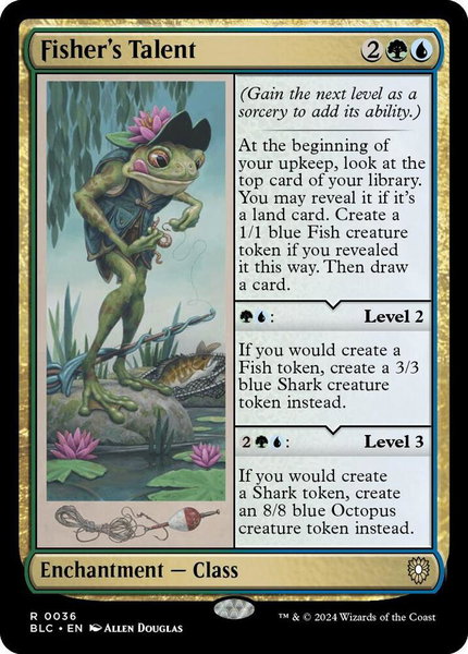 Fisher's Talent trading card from Commander: Bloomburrow Fisher's Talent - Commander: Bloomburrow Magic: The Gathering trading card