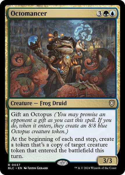 Octomancer trading card from Commander: Bloomburrow Octomancer - Commander: Bloomburrow Magic: The Gathering trading card