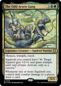 The Odd Acorn Gang - Commander: Bloomburrow (BLC) #7 - Mythic Rare Magic: The Gathering Trading Card