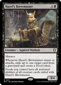Hazel's Brewmaster - Commander: Bloomburrow (BLC) #17 - Rare Magic: The Gathering Trading Card