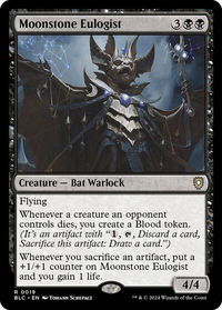 Moonstone Eulogist - Commander: Bloomburrow (BLC) #19 - Rare Magic: The Gathering Trading Card
