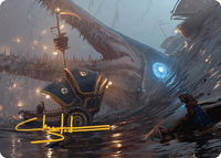 Eluge, the Shoreless Sea Art Card (Gold-Stamped Signature) - Art Series: Bloomburrow (ASBLB) #6 - Special Magic: The Gathering Trading Card