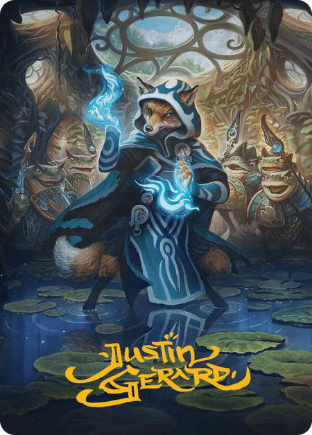 Jace, the Mind Sculptor Art Card (Gold-Stamped Signature) - Art Series: Bloomburrow Magic: The Gathering trading card