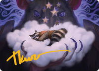 Kitnap Art Card (Gold-Stamped Signature) - Art Series: Bloomburrow (ASBLB) #7 - Special Magic: The Gathering Trading Card