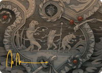 Season of Weaving Art Card (Gold-Stamped Signature) - Art Series: Bloomburrow (ASBLB) #12 - Special Magic: The Gathering Trading Card