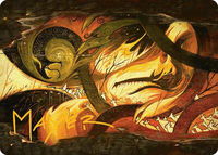 Season of Loss Art Card (Gold-Stamped Signature) - Art Series: Bloomburrow (ASBLB) #17 - Special Magic: The Gathering Trading Card