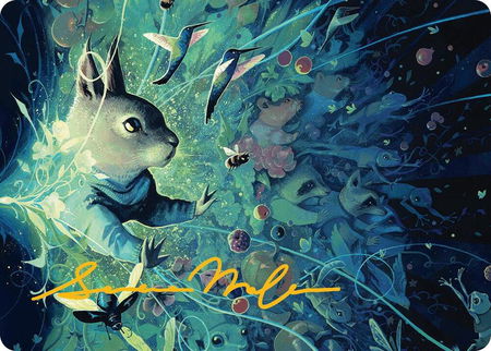 For the Common Good Art Card (22/54) (Gold-Stamped Signature) - Art Series: Bloomburrow Magic: The Gathering trading card