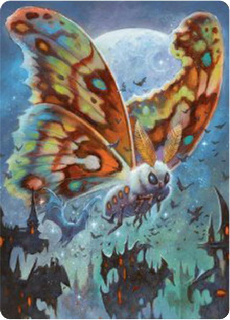 Luminous Broodmoth Art Card - Art Series: Bloomburrow Magic: The Gathering trading card