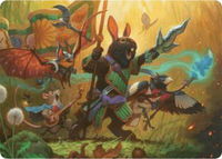 Valley Questcaller Art Card - Art Series: Bloomburrow (ASBLB) #4 - Special Magic: The Gathering Trading Card