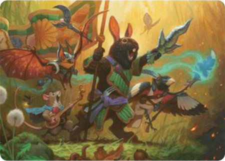 Valley Questcaller Art Card - Art Series: Bloomburrow Magic: The Gathering trading card