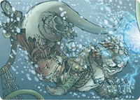 Kitsa, Otterball Elite Art Card - Art Series: Bloomburrow (ASBLB) #42 - Special Magic: The Gathering Trading Card