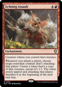 Echoing Assault - Commander: Bloomburrow (BLC) #24 - Rare Magic: The Gathering Trading Card