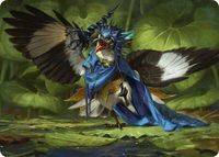 Mockingbird Art Card - Art Series: Bloomburrow (ASBLB) #9 - Special Magic: The Gathering Trading Card