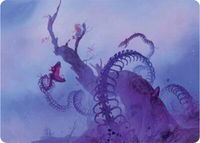 Coiling Rebirth Art Card - Art Series: Bloomburrow (ASBLB) #44 - Special Magic: The Gathering Trading Card