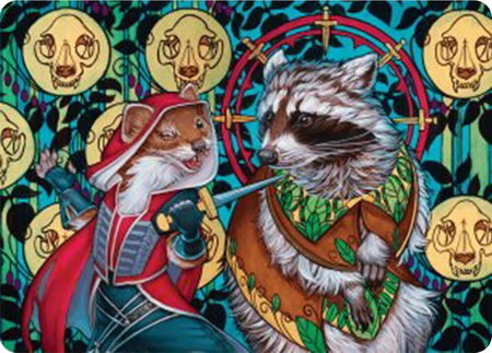 Ruthless Negotiation Art Card trading card from Art Series: Bloomburrow Ruthless Negotiation Art Card - Art Series: Bloomburrow Magic: The Gathering trading card