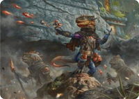 Agate Instigator Art Card - Art Series: Bloomburrow (ASBLB) #33 - Special Magic: The Gathering Trading Card