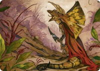 Hired Claw Art Card - Art Series: Bloomburrow (ASBLB) #39 - Special Magic: The Gathering Trading Card