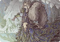 Camellia, the Seedmiser Art Card - Art Series: Bloomburrow (ASBLB) #47 - Special Magic: The Gathering Trading Card