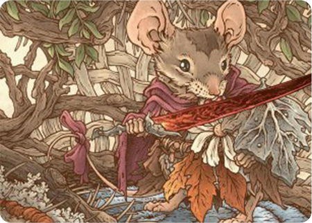 Mabel, Heir to Cragflame Art Card - Art Series: Bloomburrow Magic: The Gathering trading card